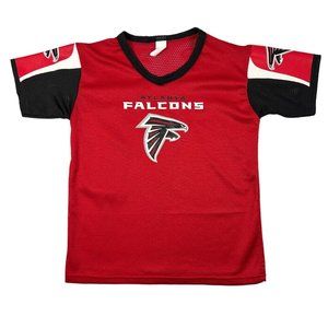 Franklin Football Jersey Boy Youth M VINTAGE Atlanta Falcons NFL Game Mesh